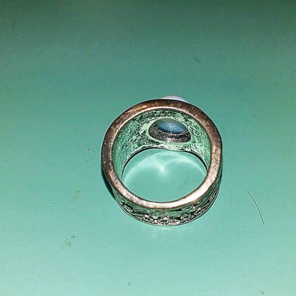 Vintage Sterling silver White opal Women's ring